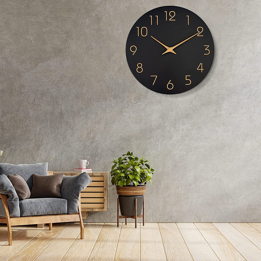 Moderner geräuschloser Wanduhr