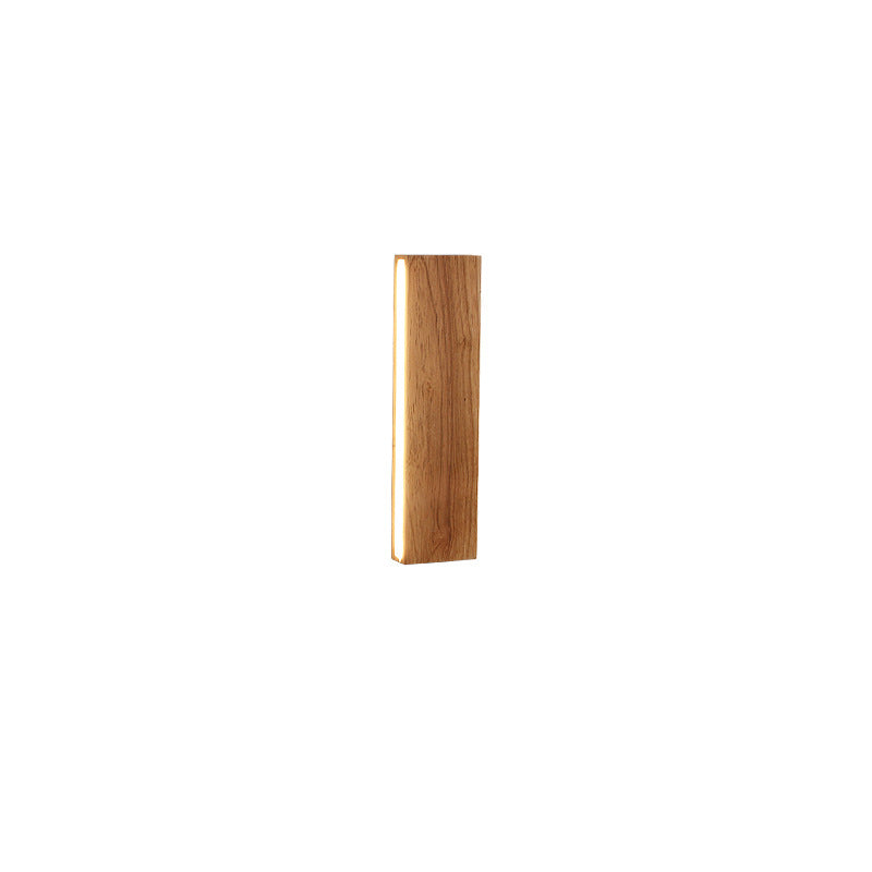 LED Wandleuchte aus Holz | Schlankes Design