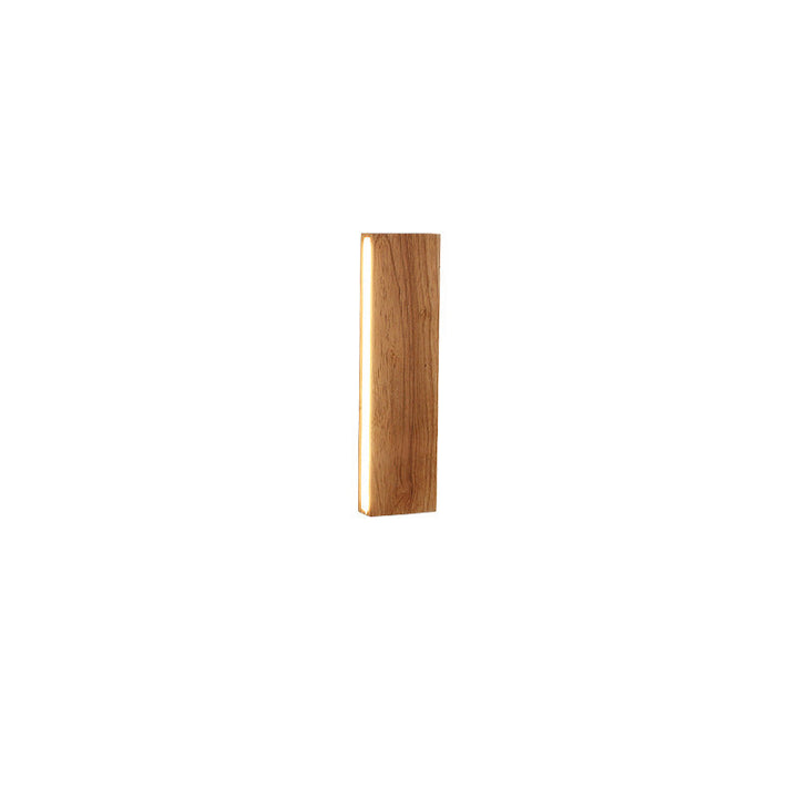 LED Wandleuchte aus Holz | Schlankes Design