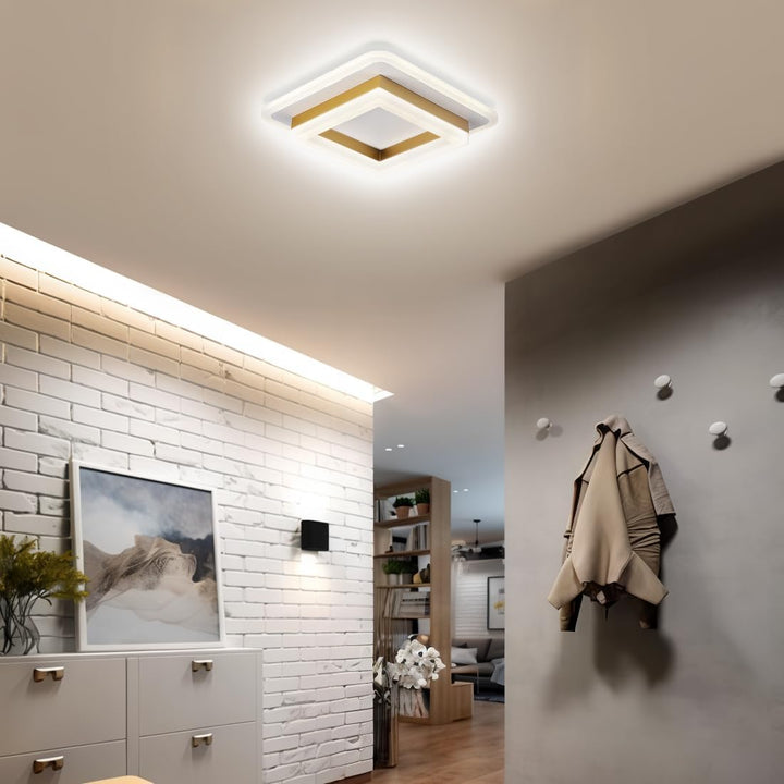 Wohnzimmer Deckenleuchte Quadratische LED