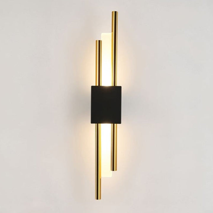 LED Wandleuchte | Schwarze & Goldene