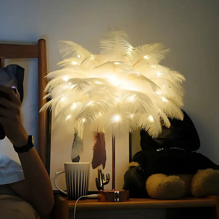 Atmosphärische Palmenlampe | Mit Fernbedienung