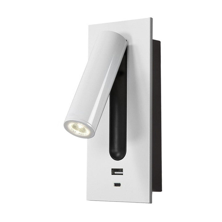 Wandmontierte USB Leselampe | Wiederaufladbar