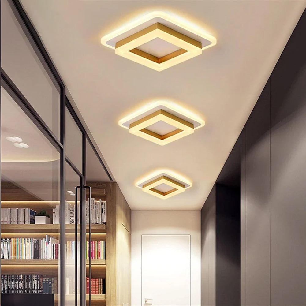 Wohnzimmer Deckenleuchte Quadratische LED