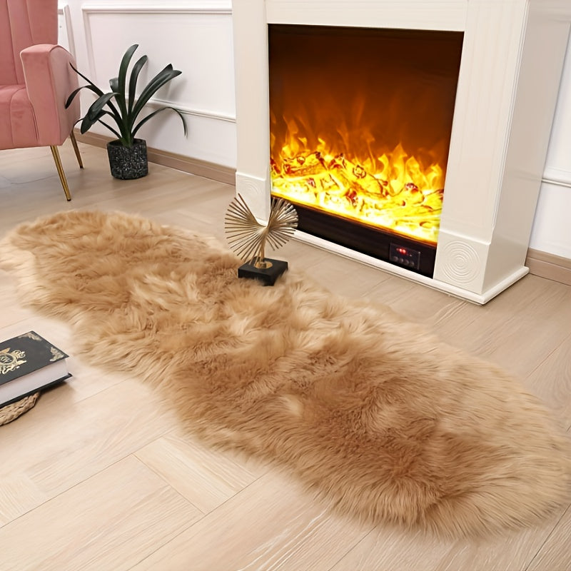 Waschbarer Teppich | Gemütlicher Plüschteppich