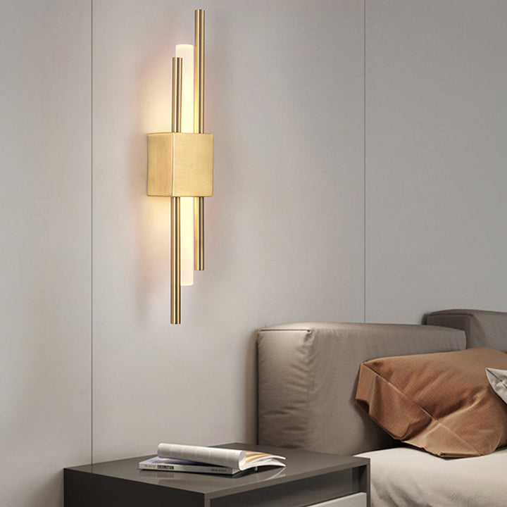 LED Wandleuchte | Schwarze & Goldene