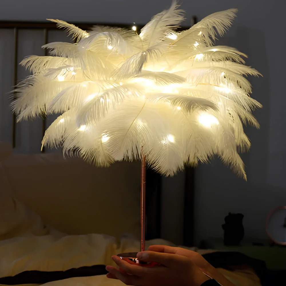 Atmosphärische Palmenlampe | Mit Fernbedienung