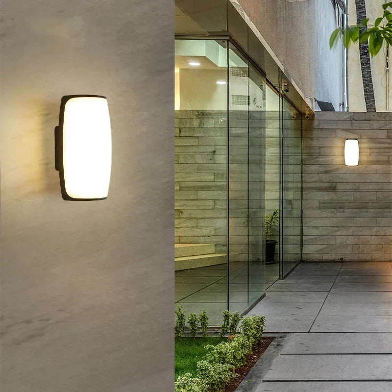 LED Außenwandleuchte Garten & Eingang | Schwarz