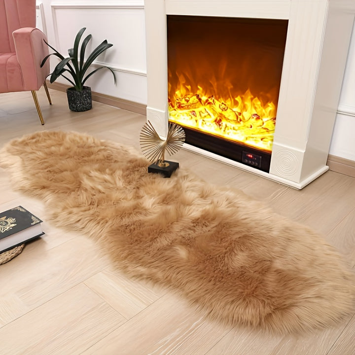 Waschbarer Teppich | Gemütlicher Plüschteppich