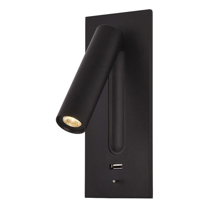 Wandmontierte USB Leselampe | Wiederaufladbar