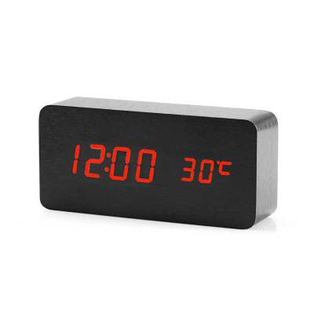 LED Tischuhr | Zeit & Temperatur Anzeige