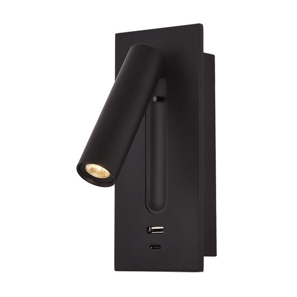 Wandmontierte USB Leselampe | Wiederaufladbar