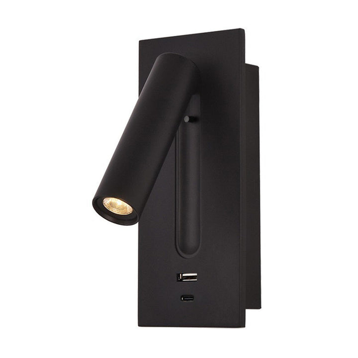 Wandmontierte USB Leselampe | Wiederaufladbar