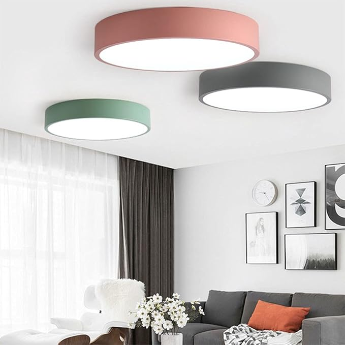Wohnzimmer Deckenleuchte | Runde LED Deckenlampe Flush Mount