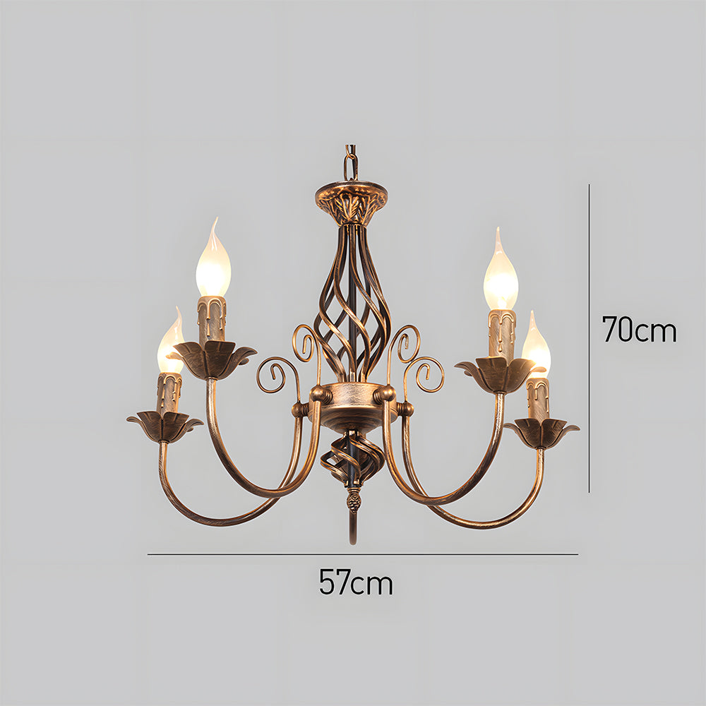 Esstisch Pendelleuchte | Vintage Bronze Elegante Beleuchtung