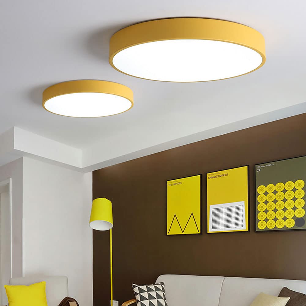 Wohnzimmer Deckenleuchte | Runde LED Deckenlampe Flush Mount