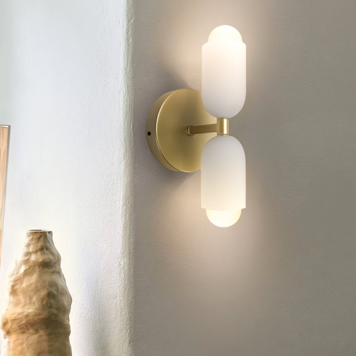 LED Wandleuchte mit Doppelkörper