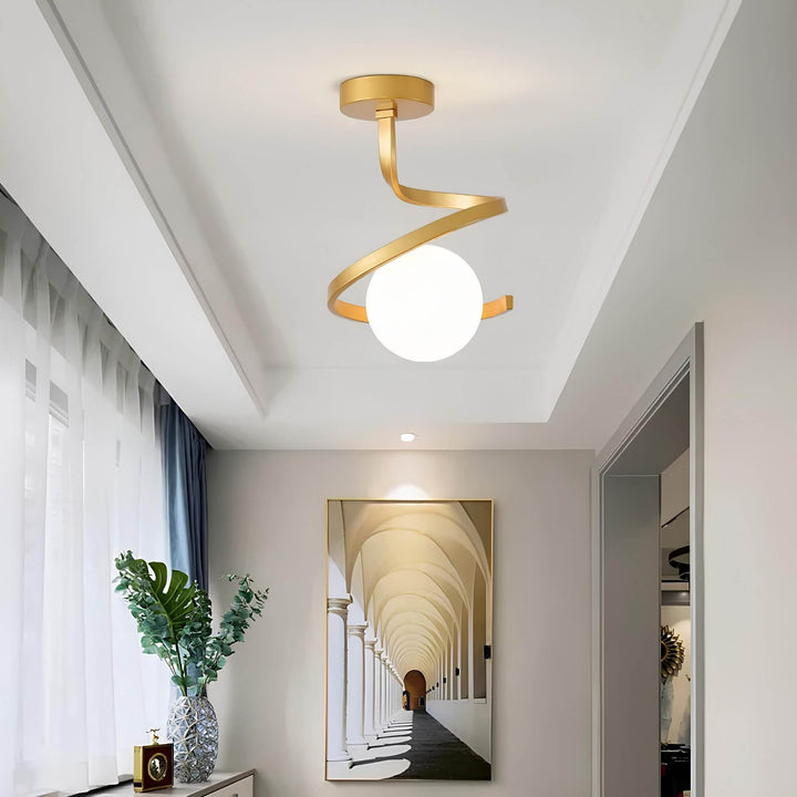 LED Deckenleuchte aus Aluminium & Acryl