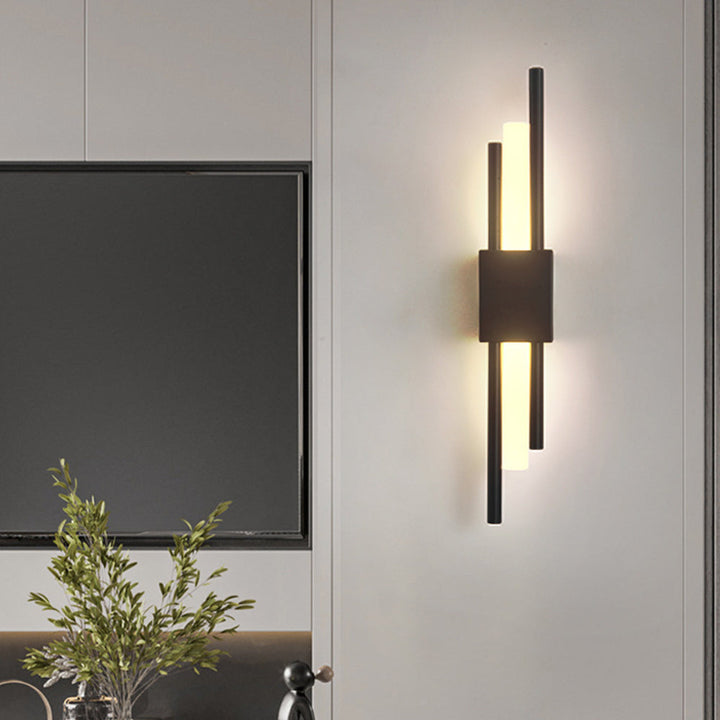 LED Wandleuchte | Schwarze & Goldene