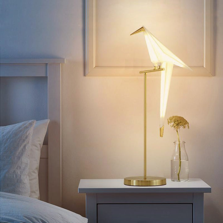Magnetische Stehlampe - Vogellampe