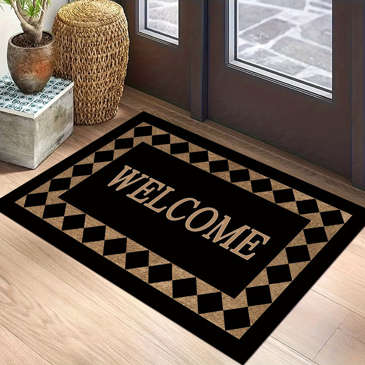 Waschbarer Teppich | Moderne Willkommensmatte