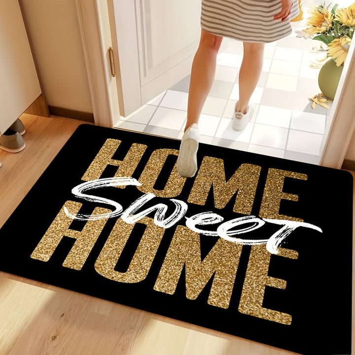 Waschbarer Teppich | Glitzernde Willkommensmatte