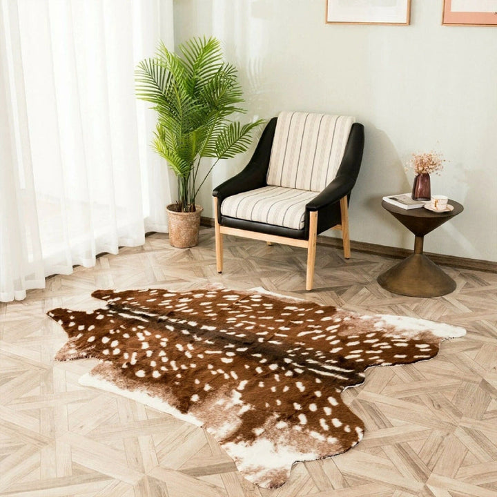 Carpet Living Room – Carpet with Deer Motif for a Cozy Living Room