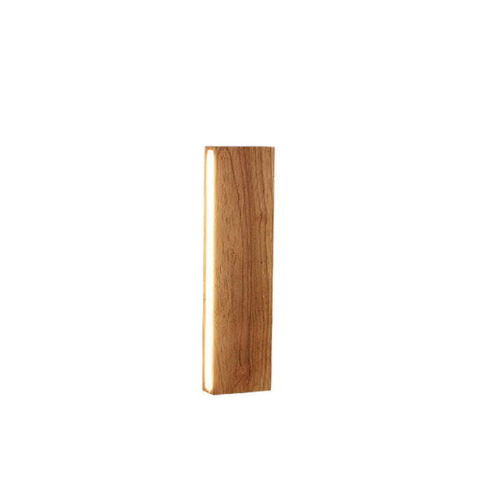 LED Wandleuchte aus Holz | Schlankes Design