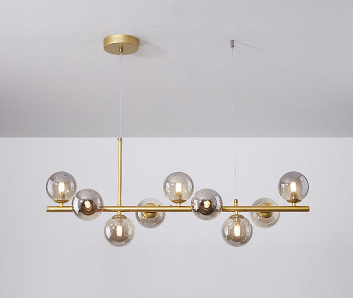 Esstisch Pendelleuchte | Elegantes Design aus Glas & Eisen