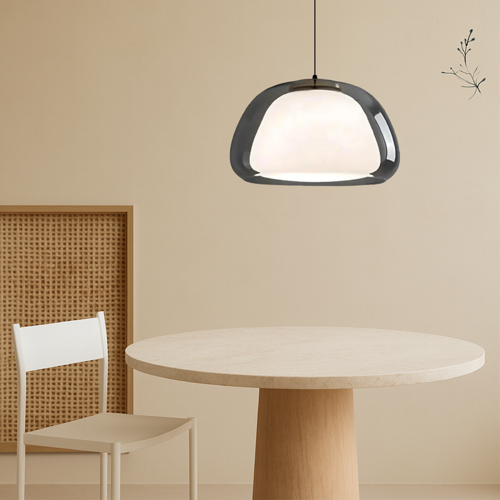 Pendelleuchte im Glasdesign | Stilvolle runde Form