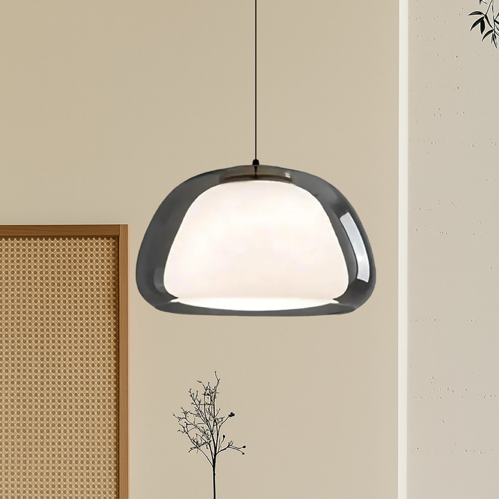 Pendelleuchte im Glasdesign | Stilvolle runde Form