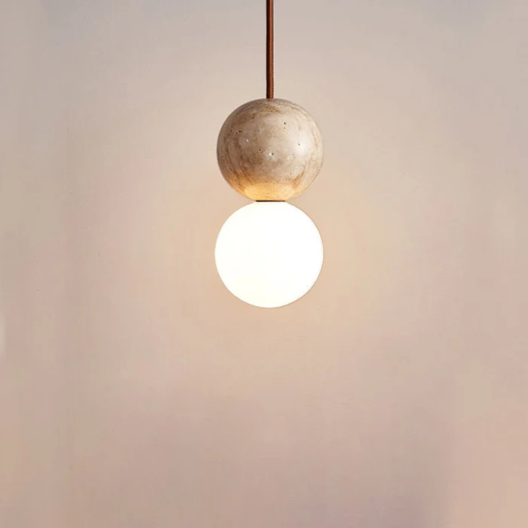Pendant lamp in Wabi-Sabi style | Natural design