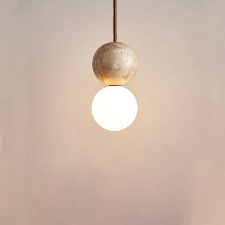 Pendant lamp in Wabi-Sabi style | Natural design