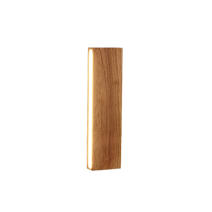 LED Wandleuchte aus Holz | Schlankes Design