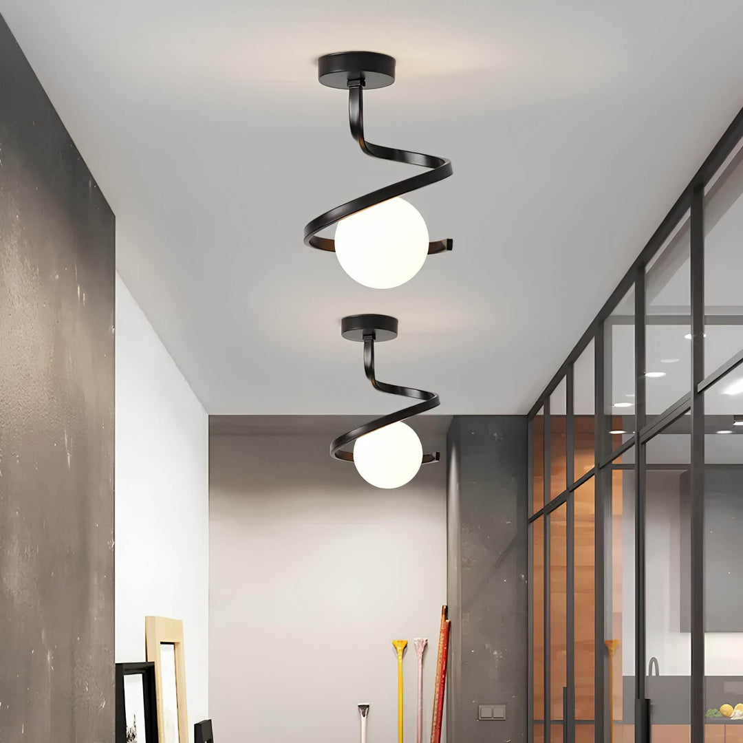 LED Deckenleuchte aus Aluminium & Acryl