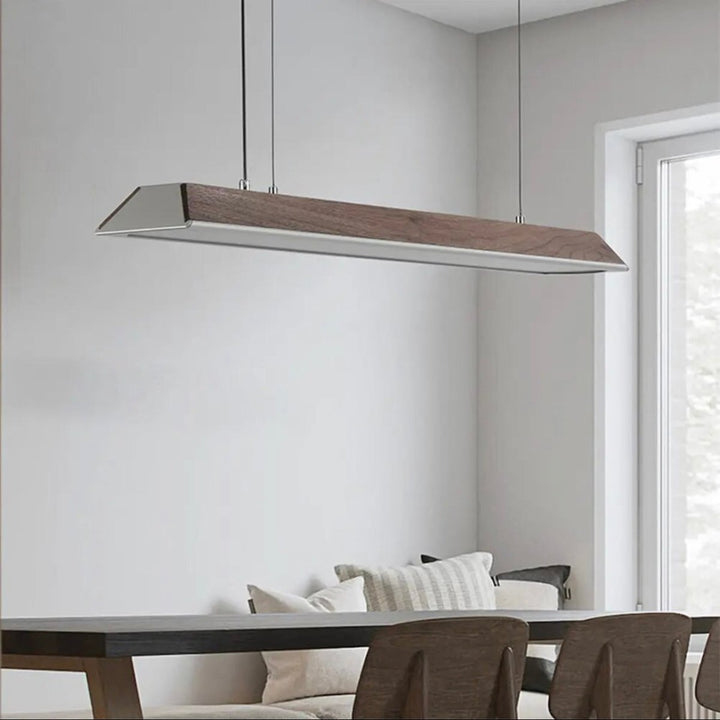 Esstisch Pendelleuchte | Holz- & Aluminium