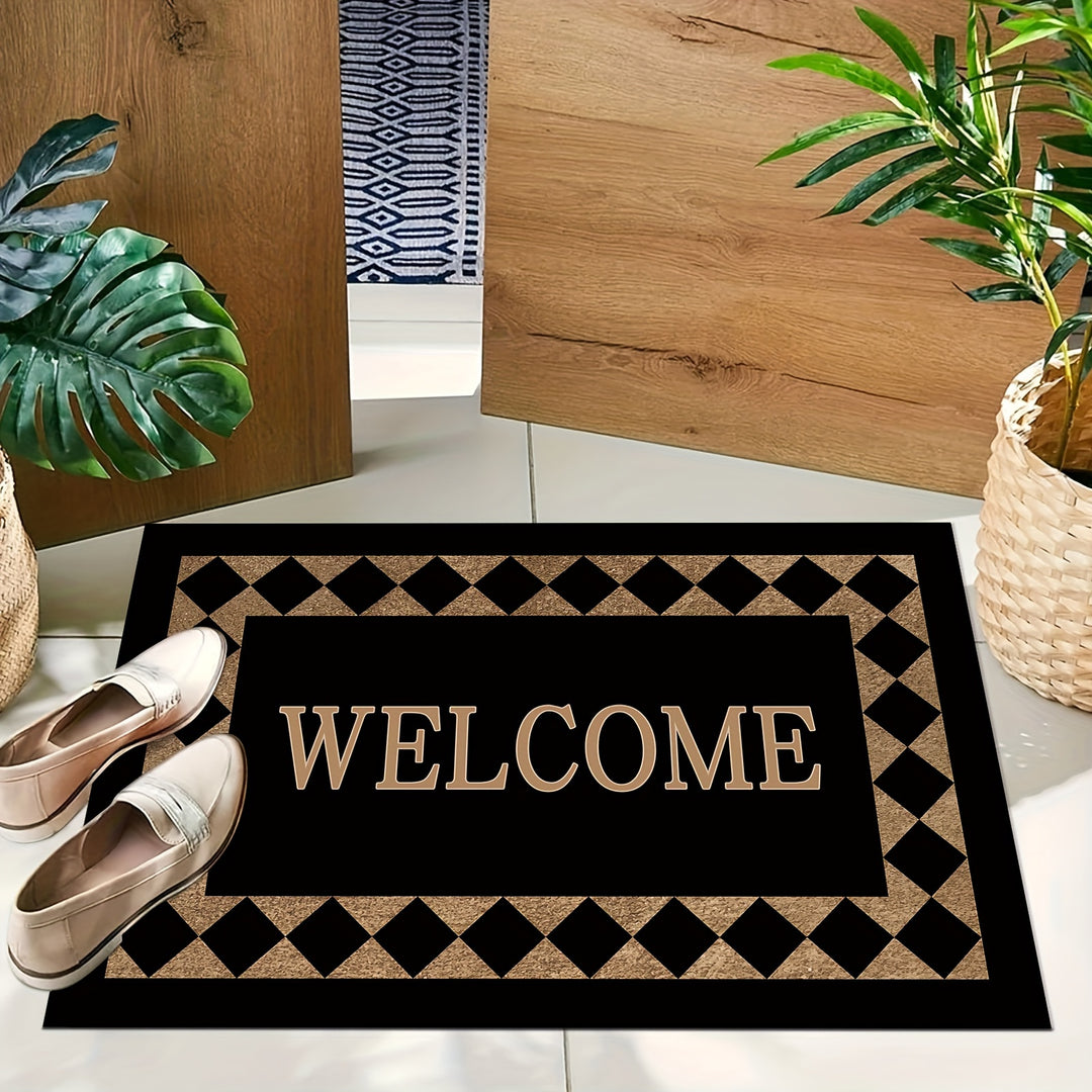 Waschbarer Teppich | Moderne Willkommensmatte