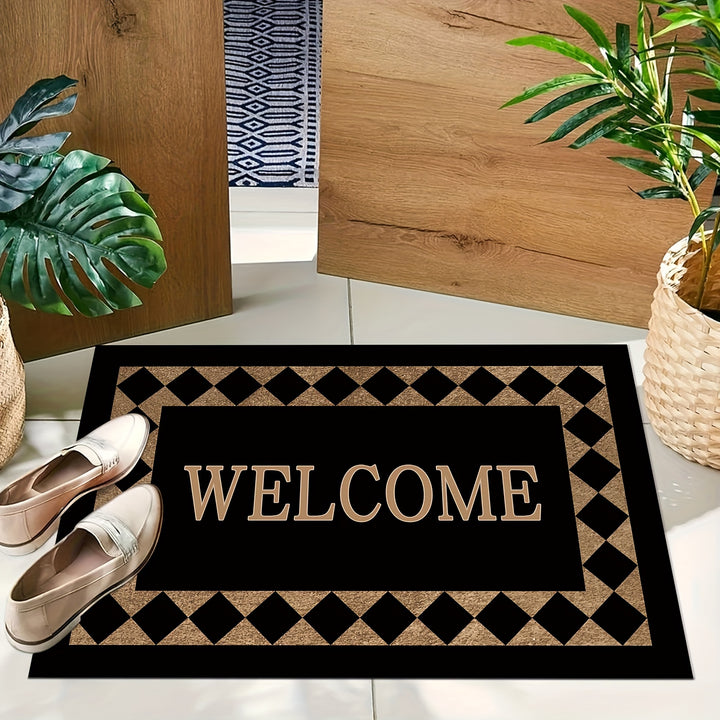 Waschbarer Teppich | Moderne Willkommensmatte