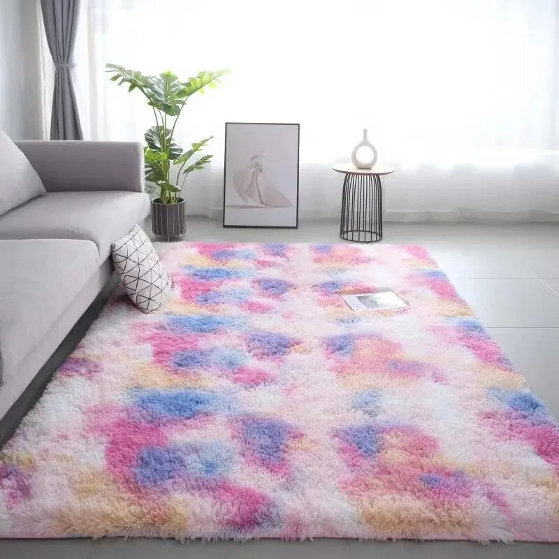 Colorful Fluffy Carpet Living Room – Living Area Carpet