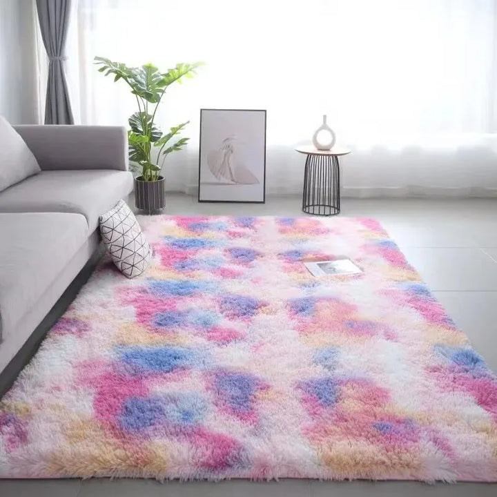 Colorful Fluffy Carpet Living Room – Living Area Carpet