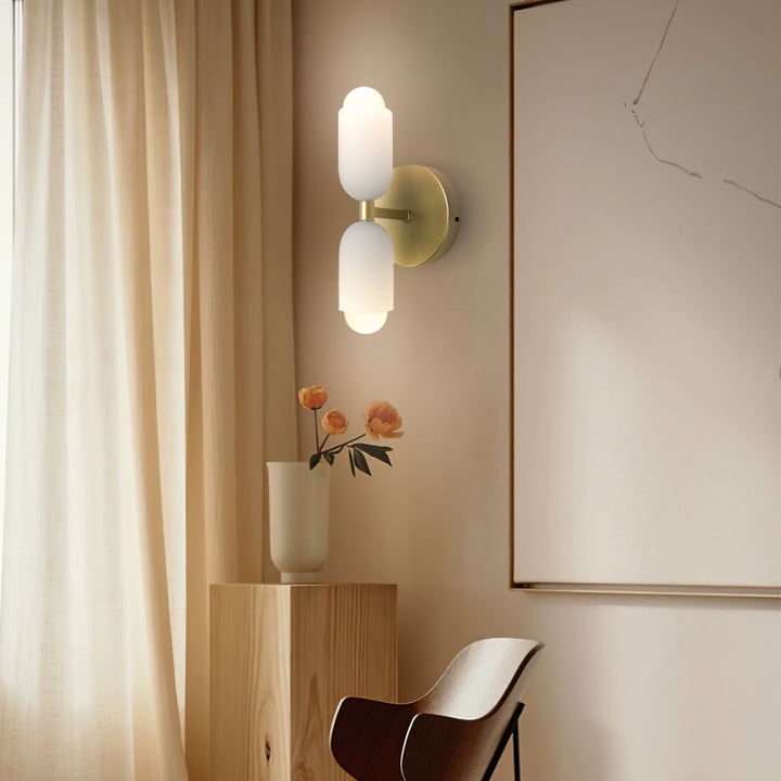 LED Wandleuchte mit Doppelkörper