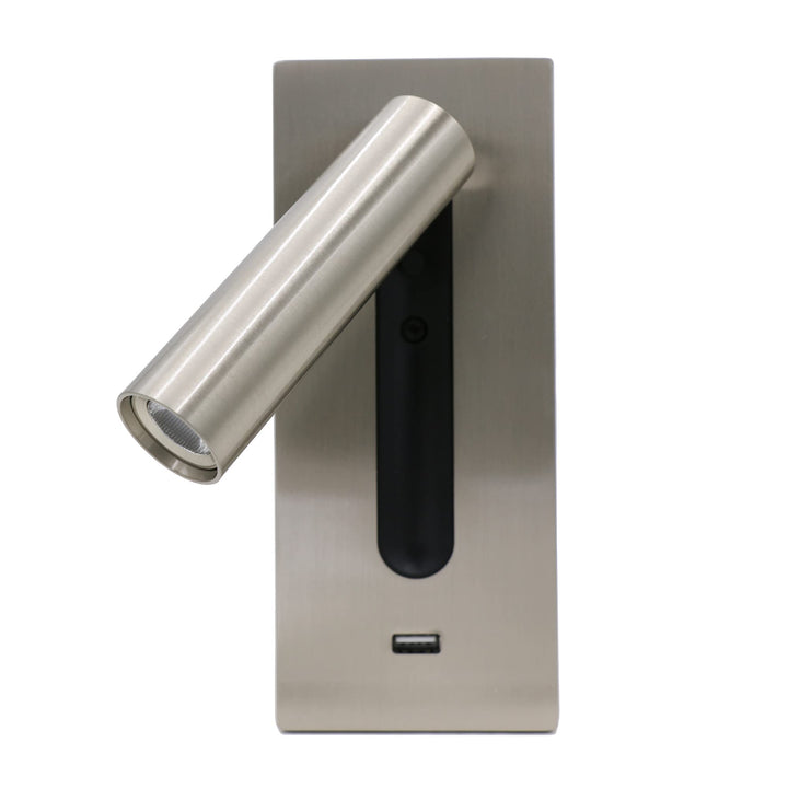 Wandmontierte USB Leselampe | Wiederaufladbar