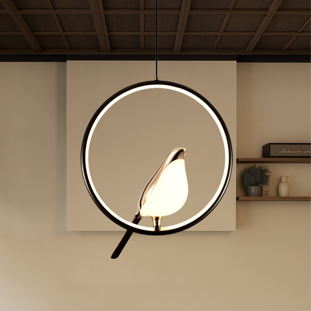 Moderne Pendelleuchte Mit Vogelmotiv | Zeitloses Design