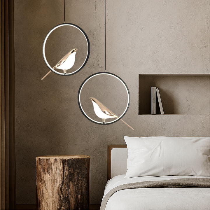 Moderne Pendelleuchte Mit Vogelmotiv | Zeitloses Design