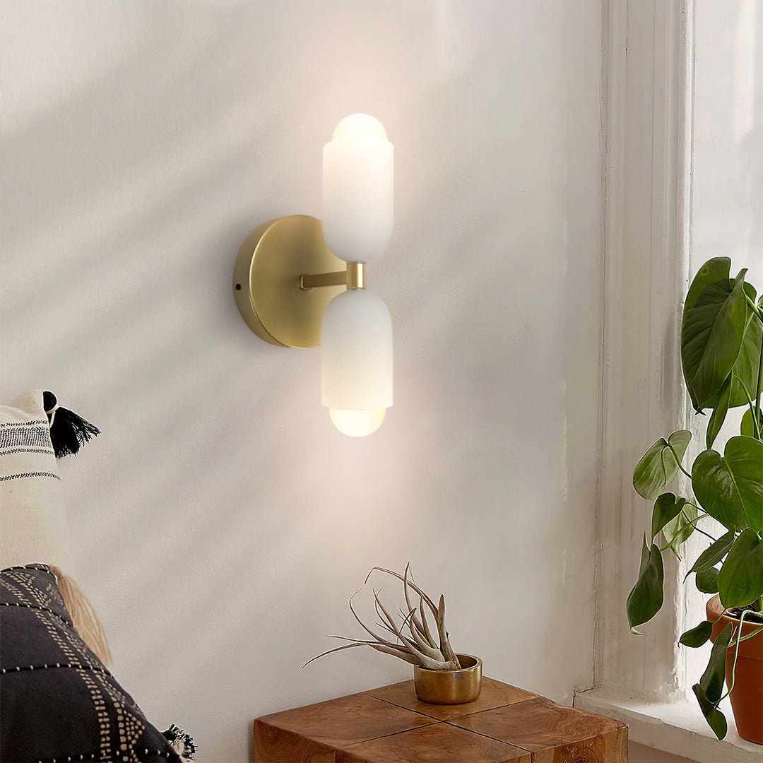 LED Wandleuchte mit Doppelkörper