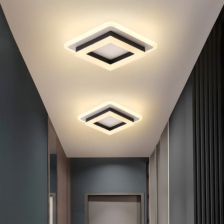 Wohnzimmer Deckenleuchte Quadratische LED