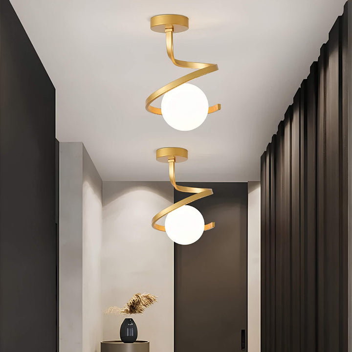 LED Deckenleuchte aus Aluminium & Acryl