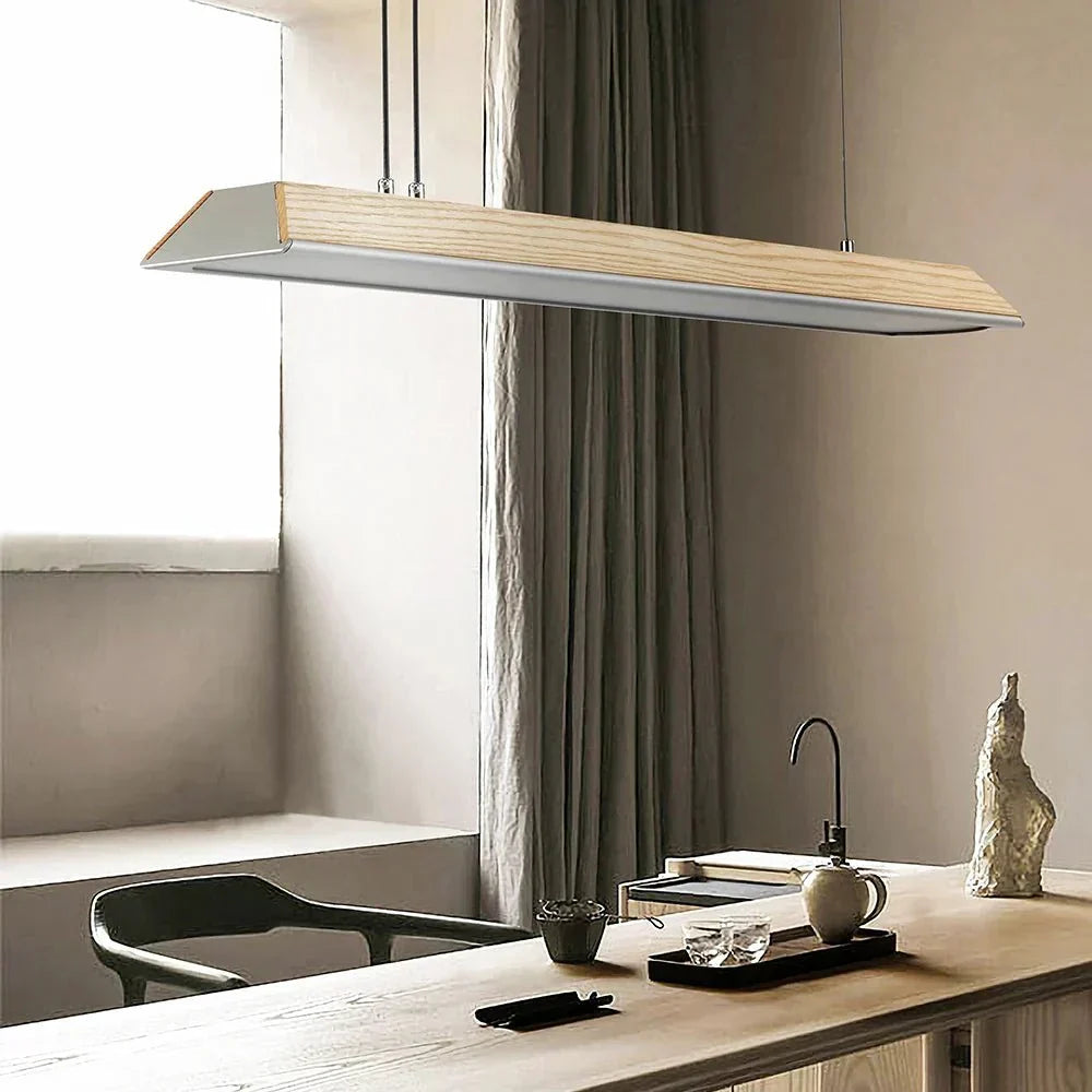 Esstisch Pendelleuchte | Holz- & Aluminium