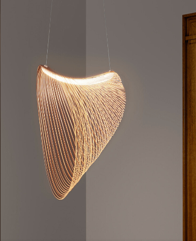 Hängelampe Esstisch aus Hanffaser – Natürliches Design mit Warmlicht