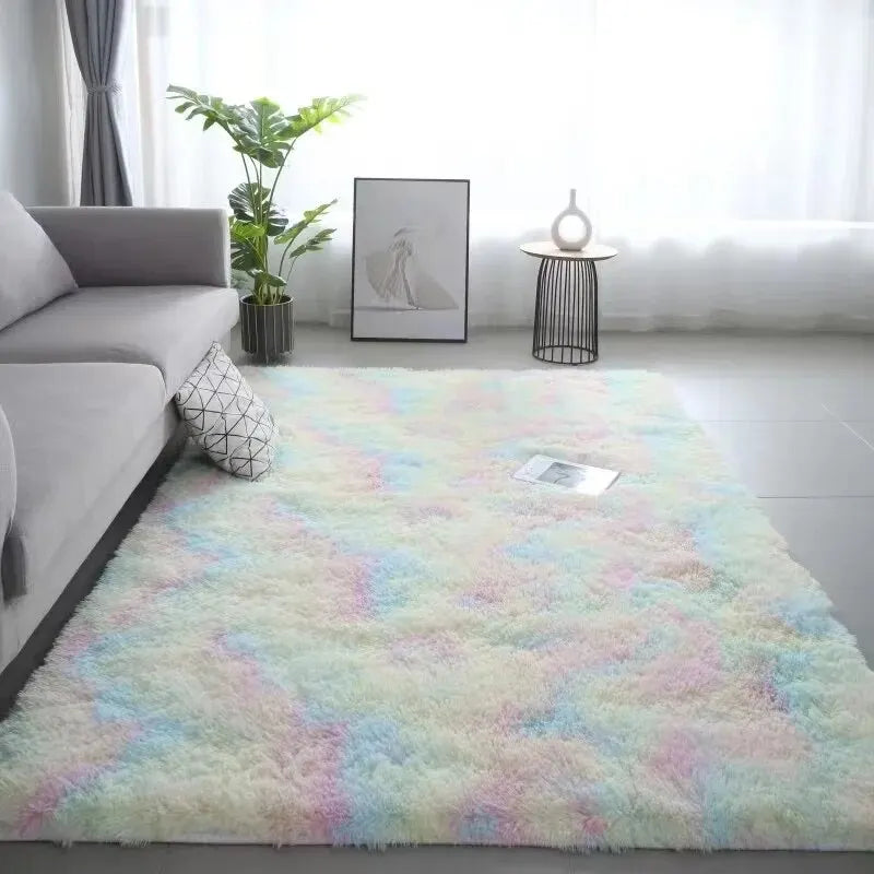 Colorful Fluffy Carpet Living Room – Living Area Carpet